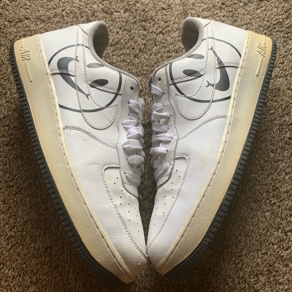 Nike Air Force 1 BQ9044-100 Have A Nike Day White Black Size Men’s 13